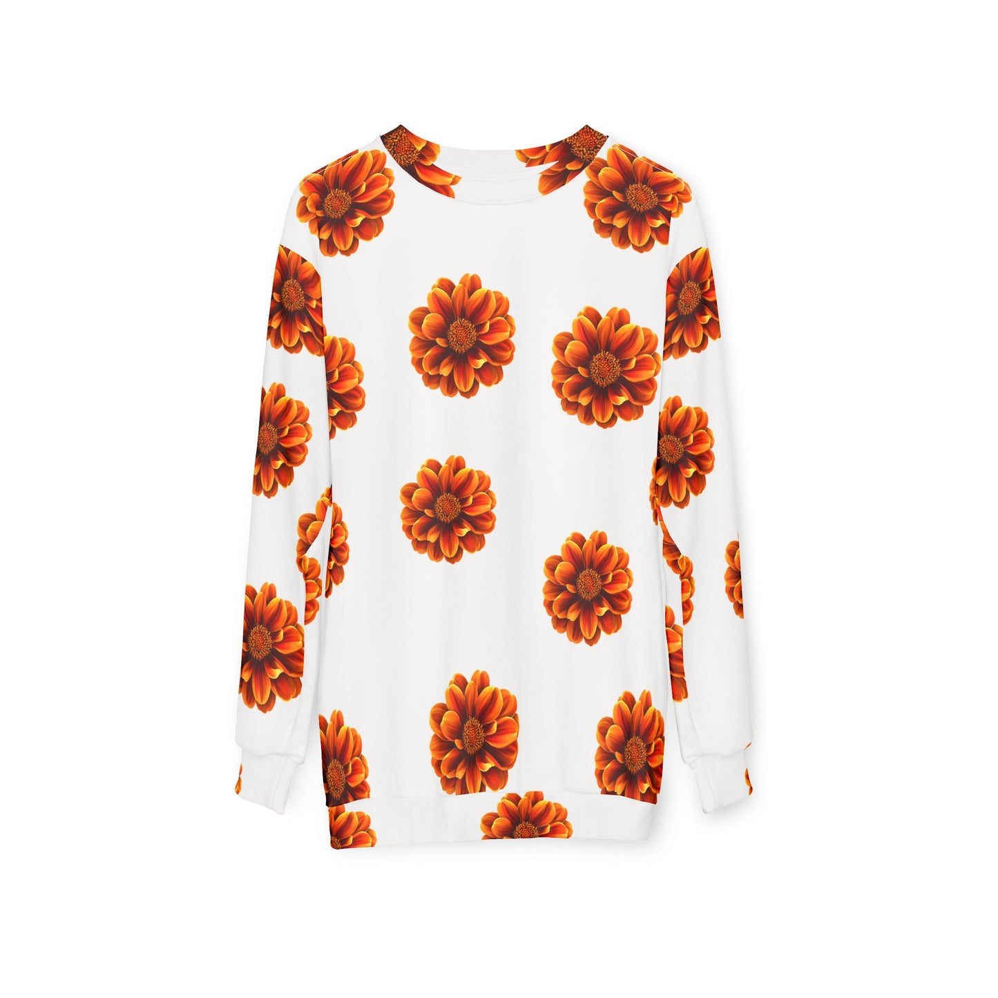 Fall Floral HD Graphic Sweatshirt