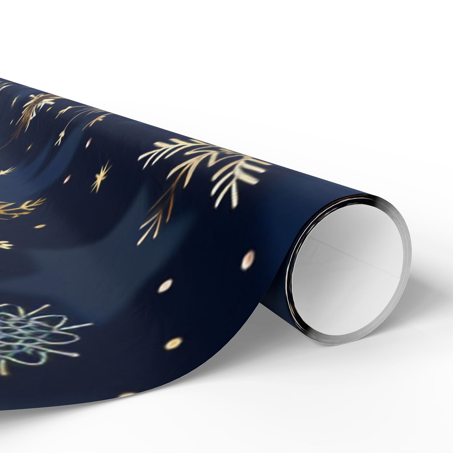 Elegant Floral Flowery Winter Design Wrapping Paper