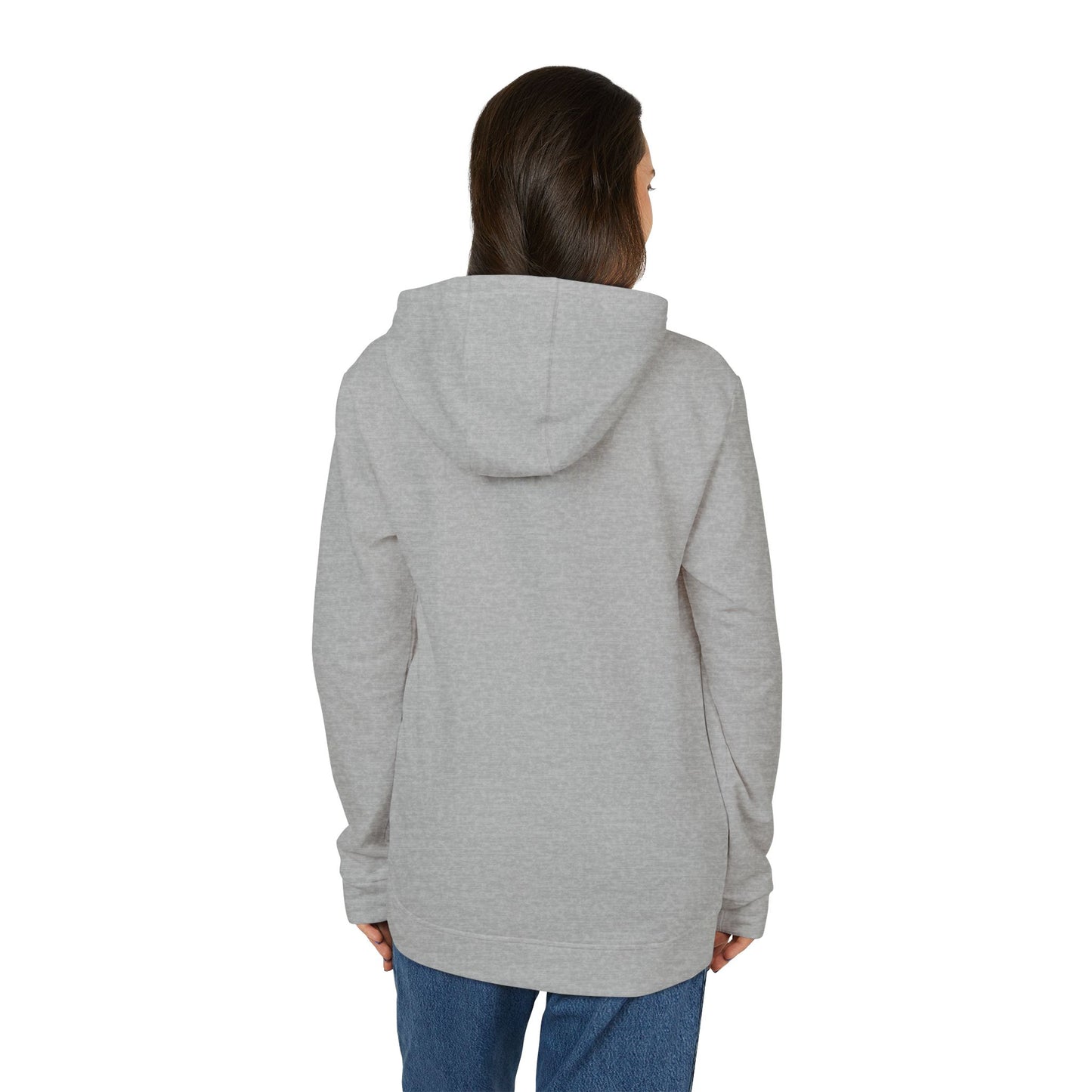 Fallen Solstice Detail Fleece Grey Hoodie