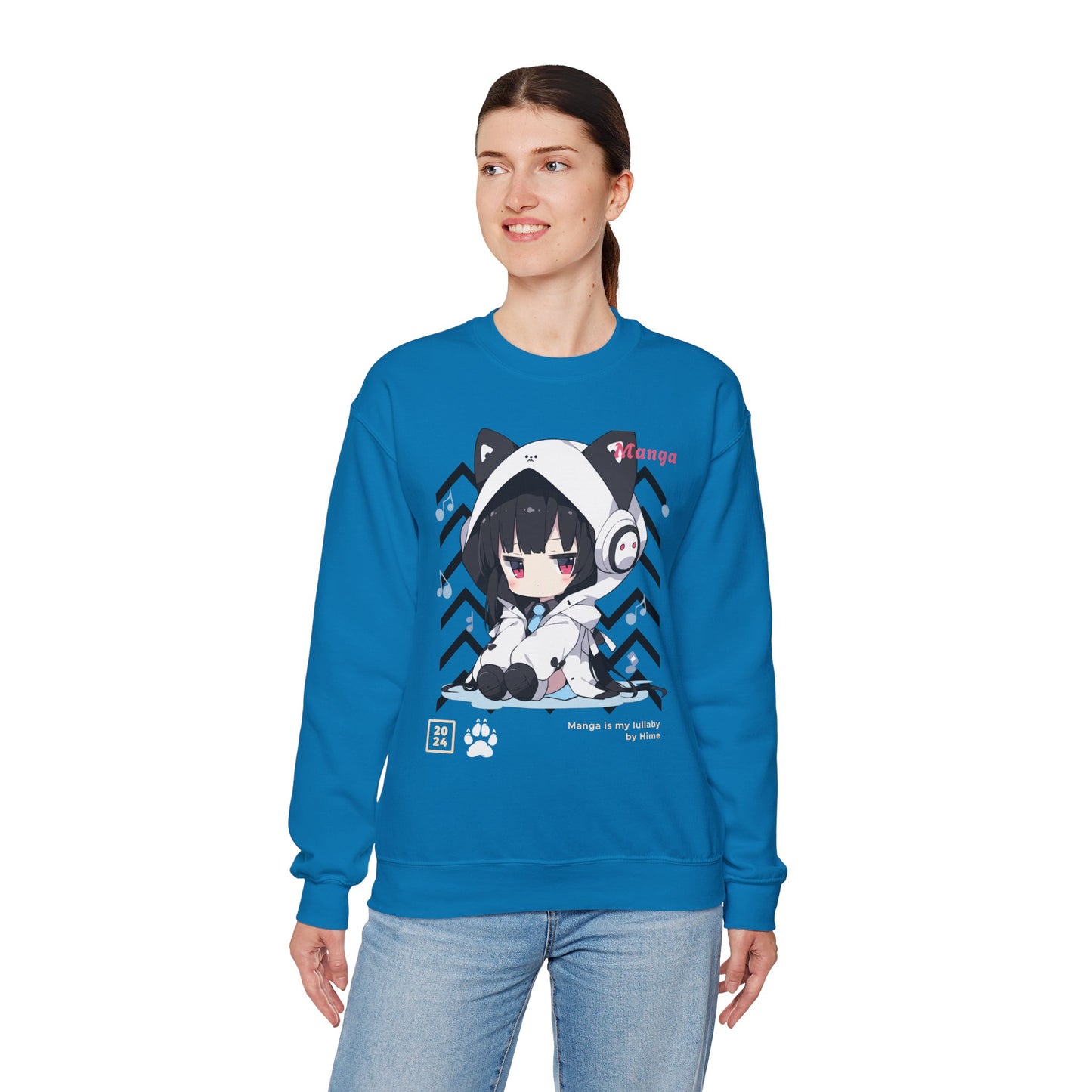 Chibi Manga Anime Style Sweatshirt