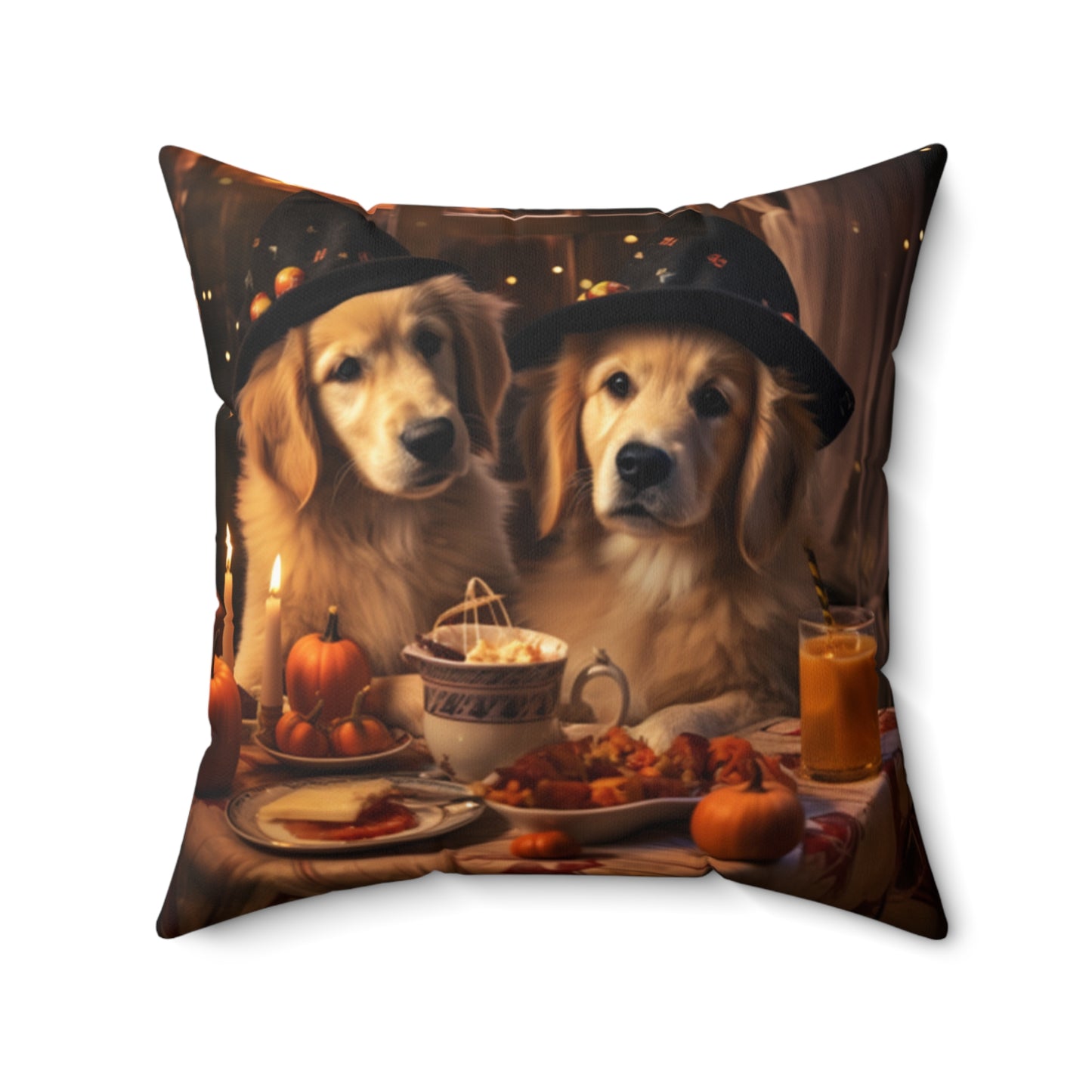 Spun Polyester Square Pillow