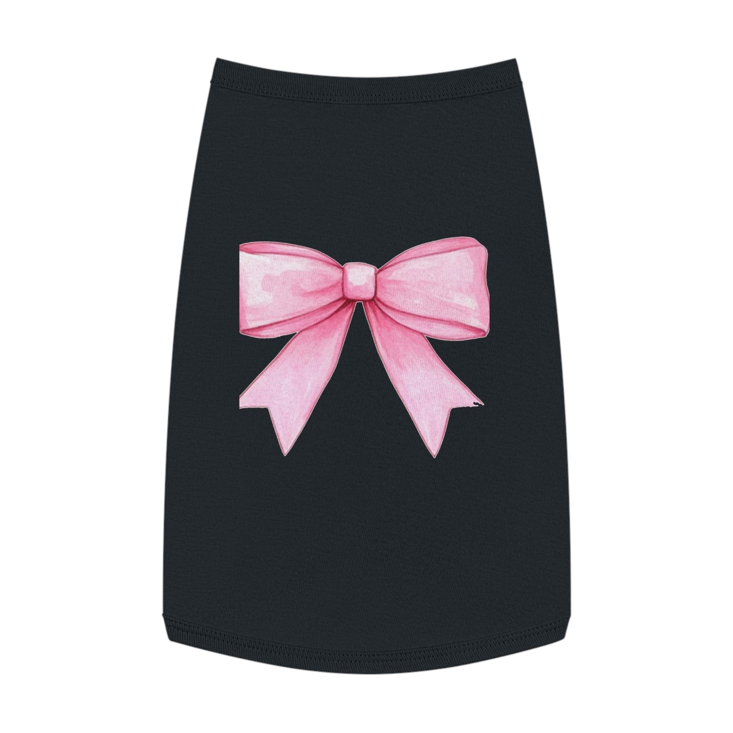 Oversize Pink Bow HD Pet Tank Top