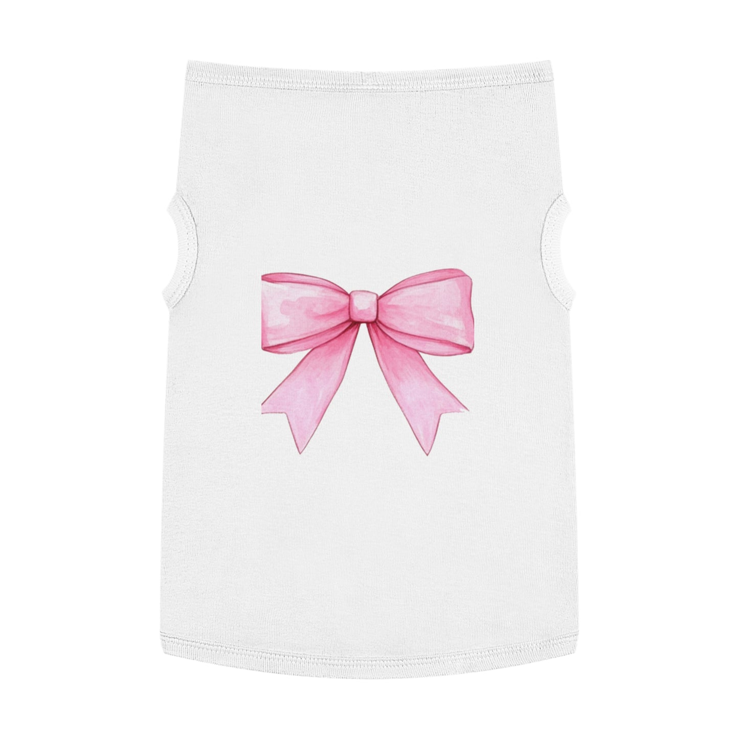 Oversize Pink Bow HD Pet Tank Top
