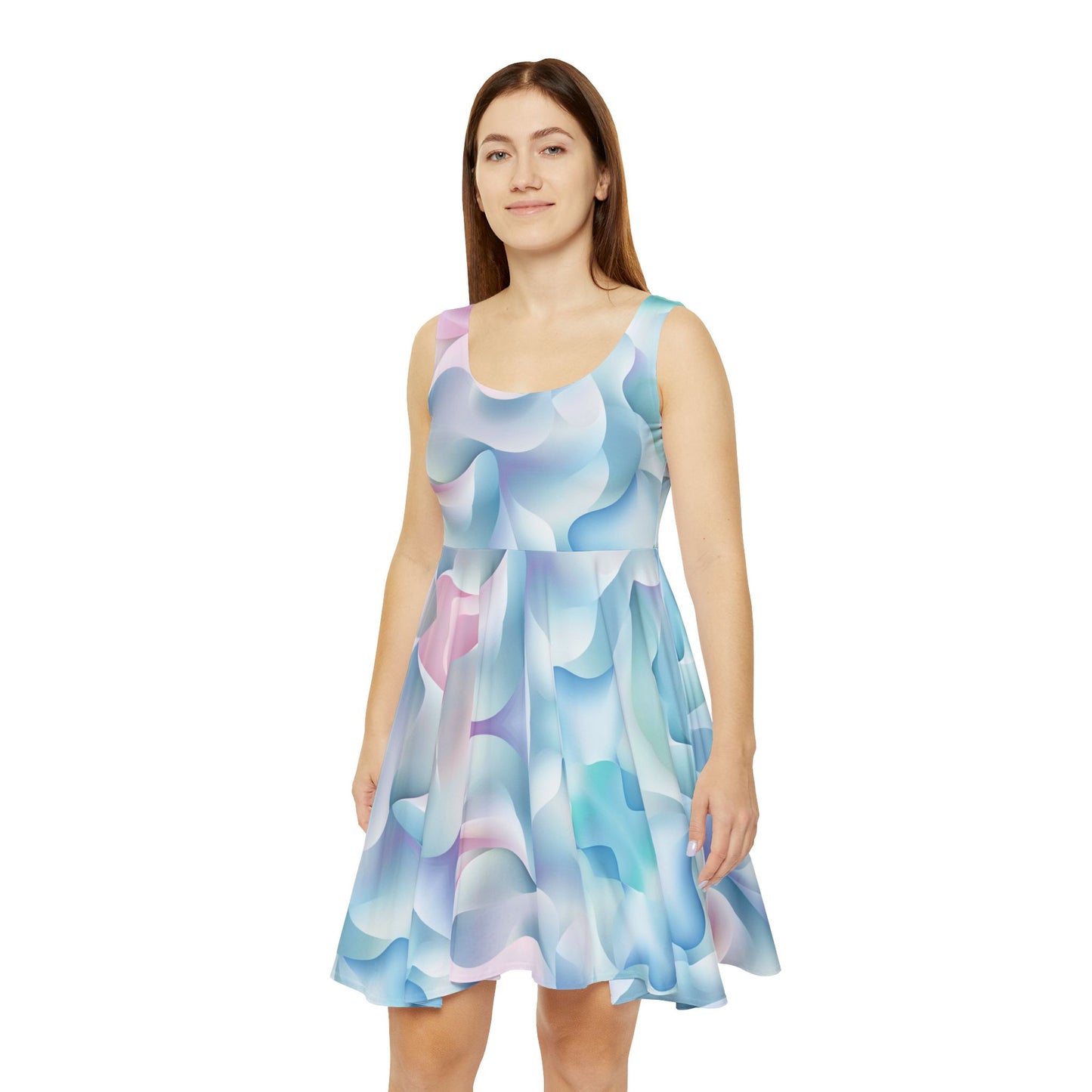 Pastel Floral Women's Skater Dress