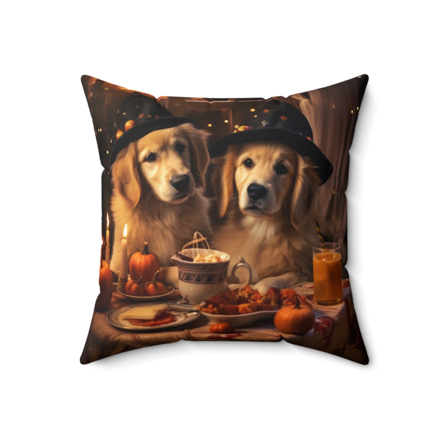 Spun Polyester Square Pillow