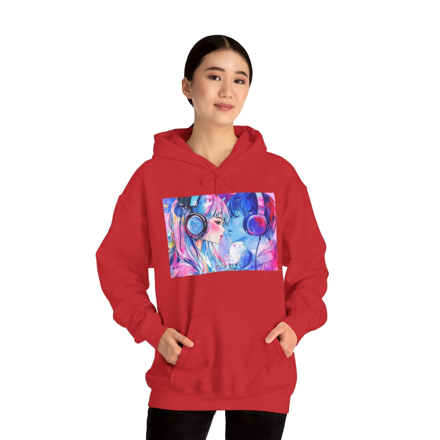 Chaos Love by Hime- Scripted Hooded Sweatshirt