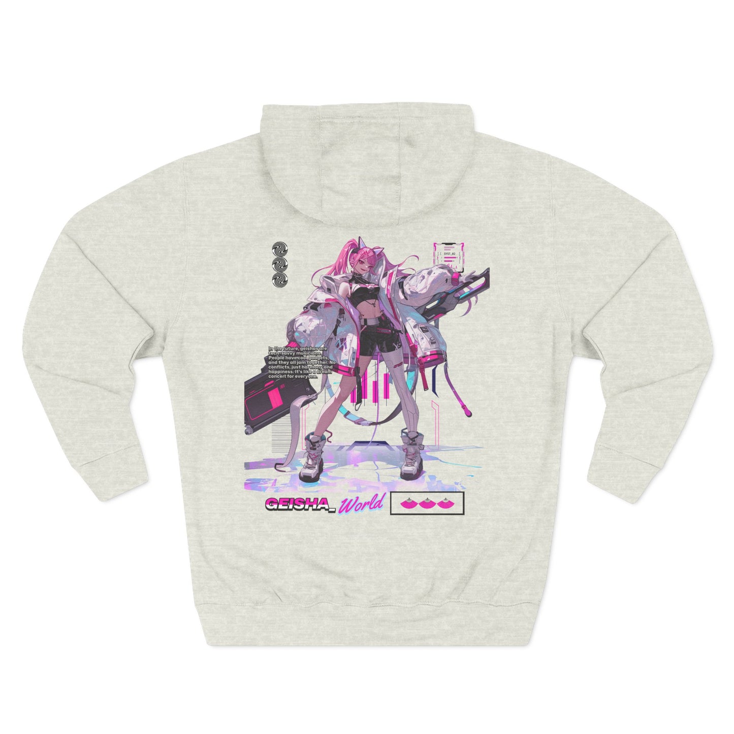 Fighter ( Faitā) NPC Script HD Grey Hoodie