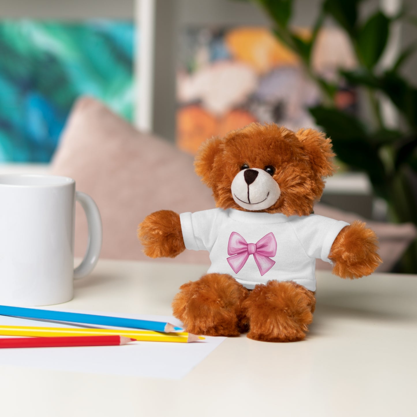 Stuffed Animals with Custom Tee Christmas Gift