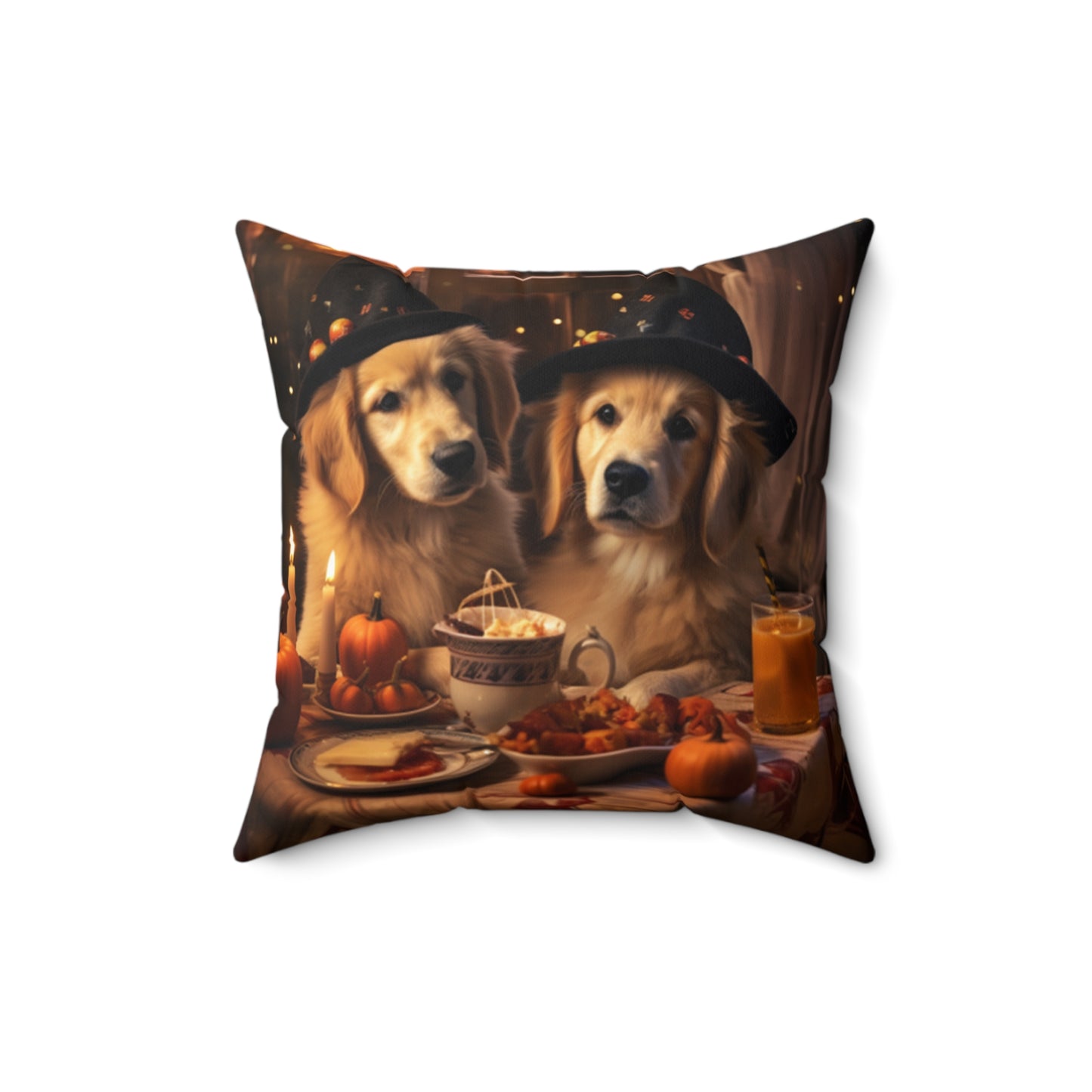 Spun Polyester Square Pillow