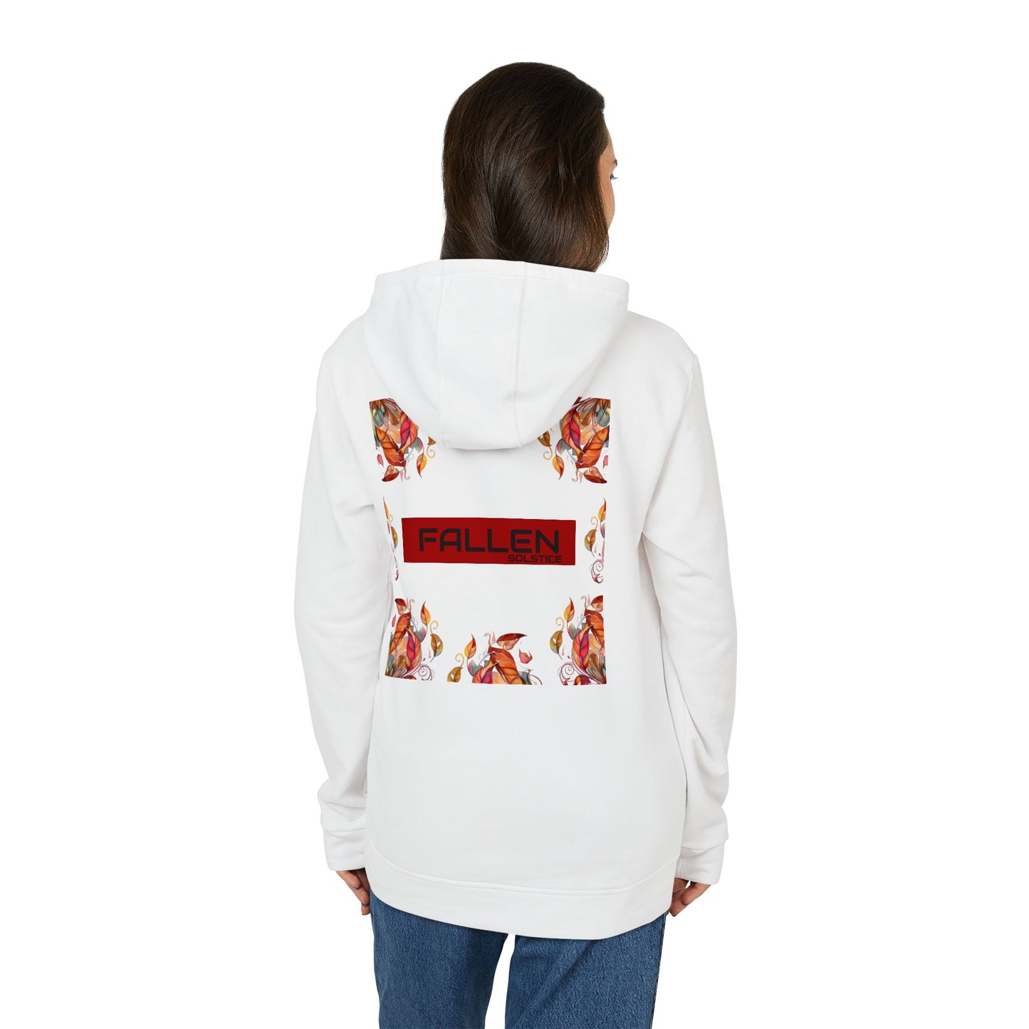 Fallen Solstice Foliage Detail Fleece Hoodie