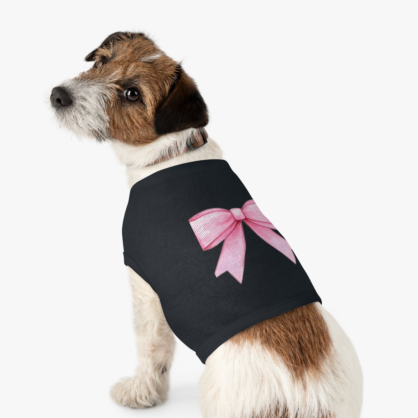 Oversize Pink Bow HD Pet Tank Top