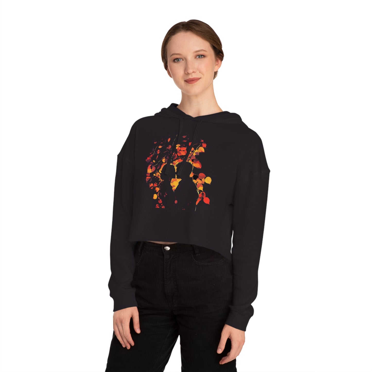 Autumn Love Cropped Hoodie