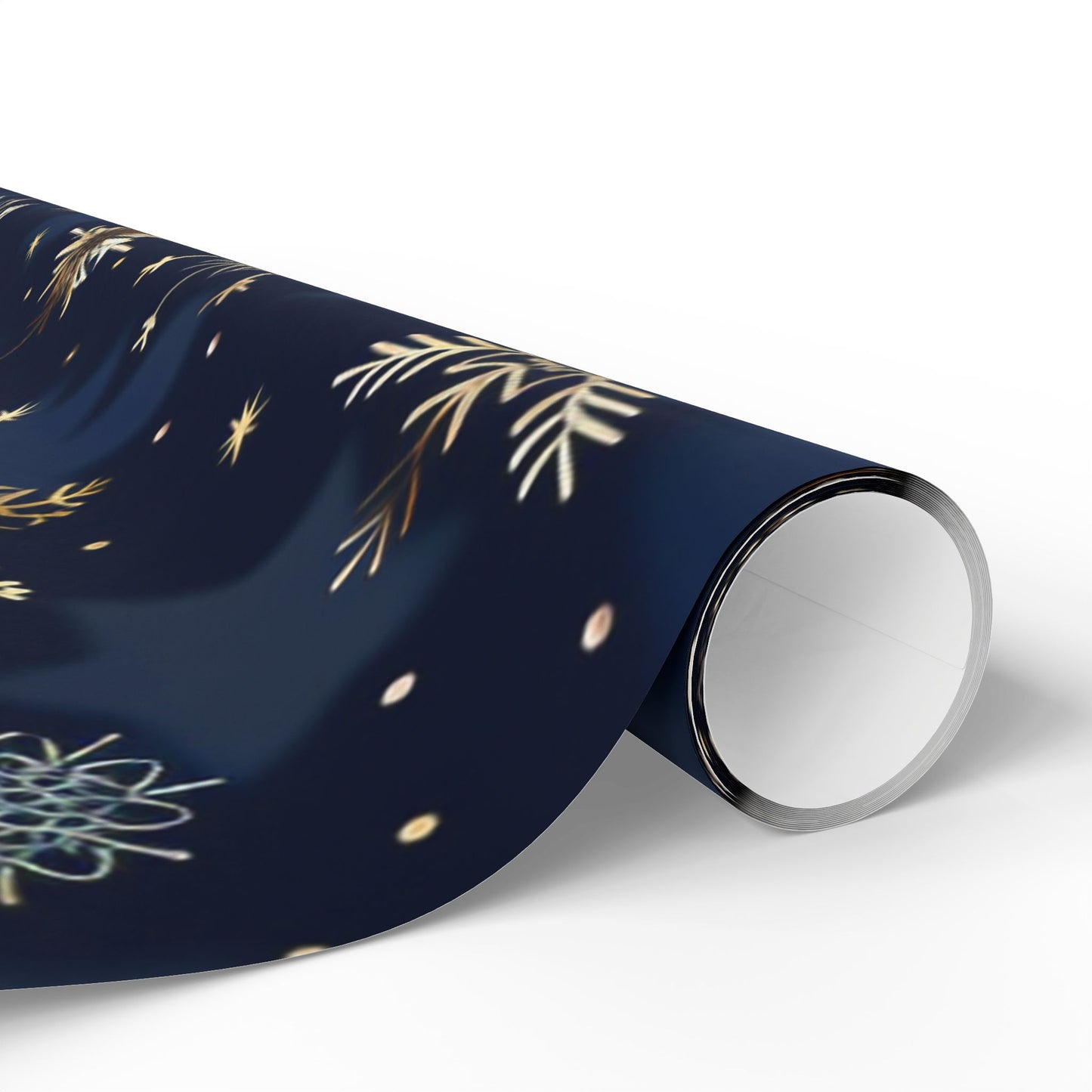 Elegant Floral Flowery Winter Design Wrapping Paper