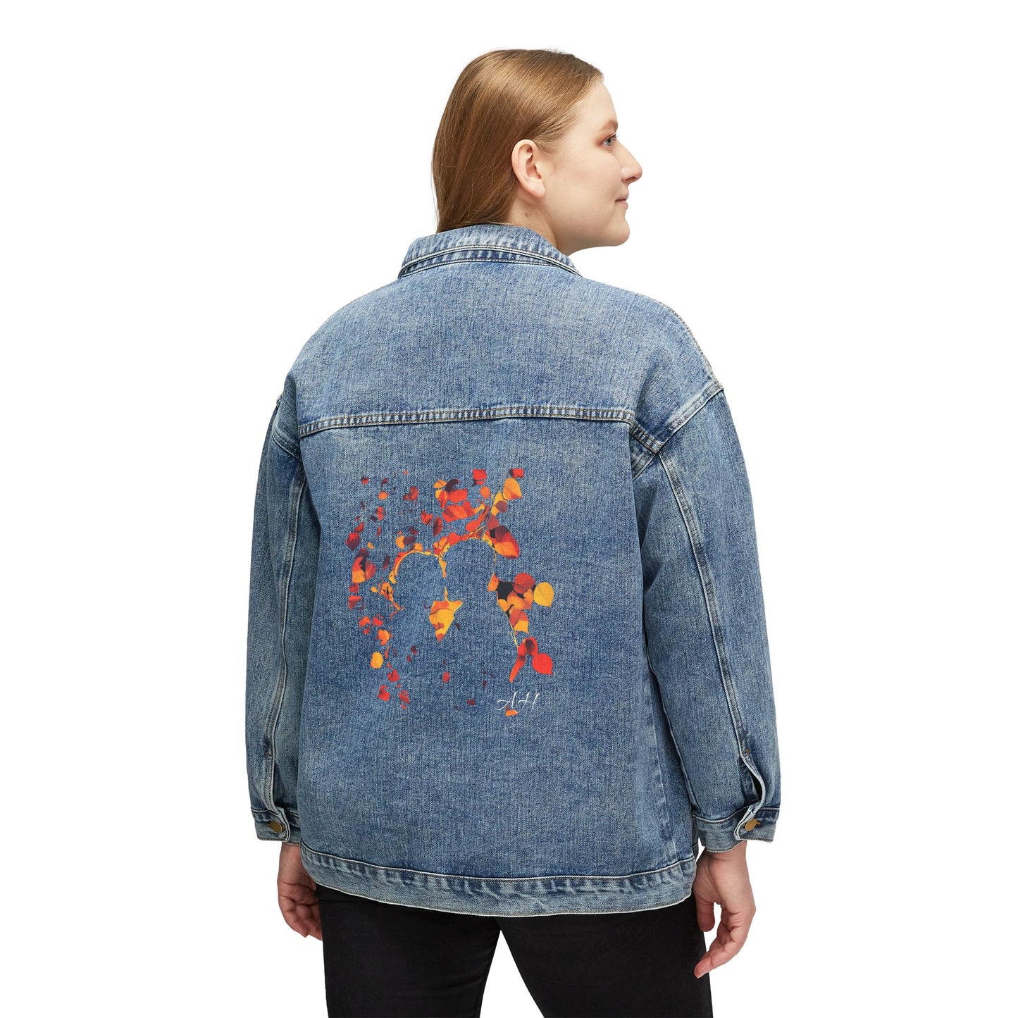 Ambushed Hearts Styled Women's Denim Jacket