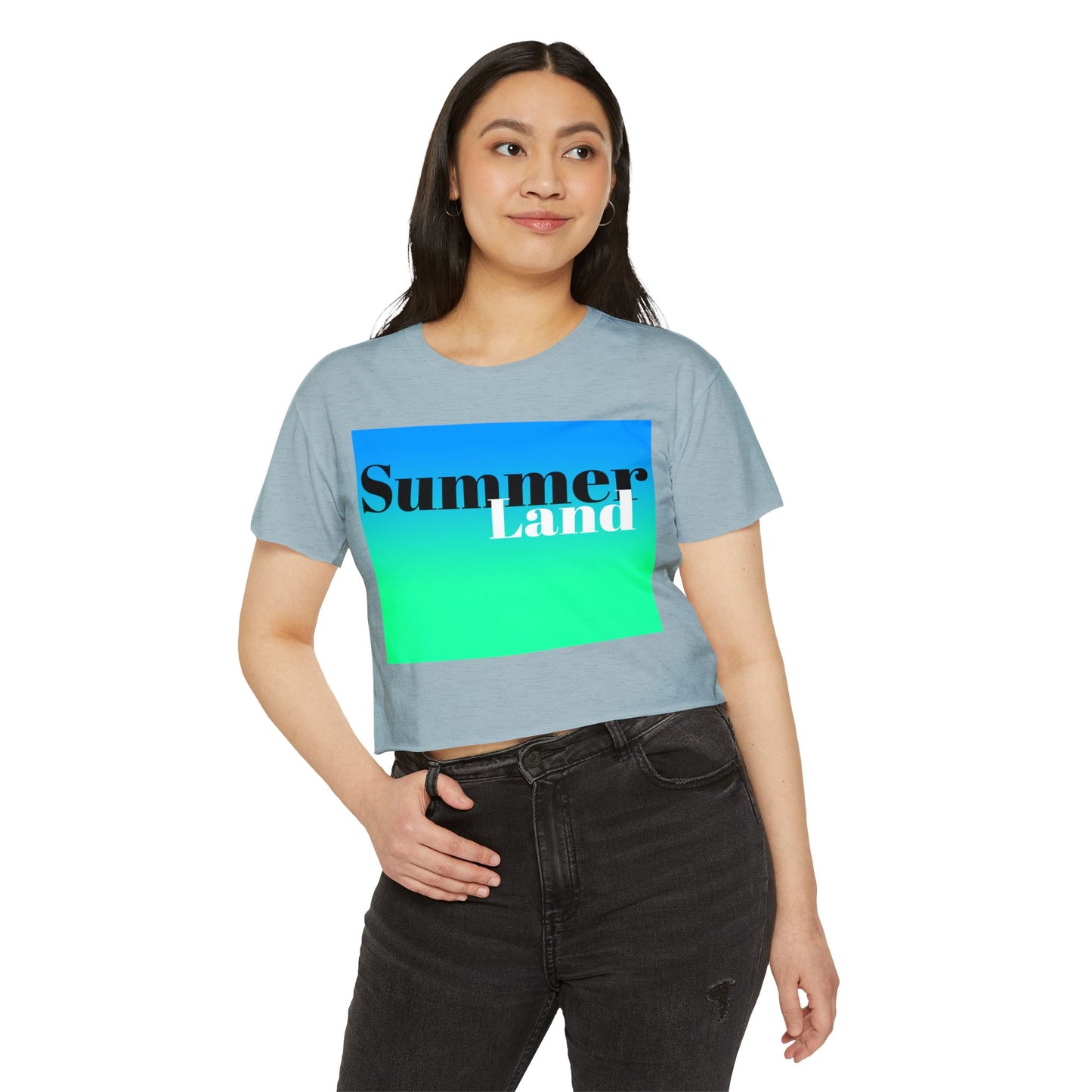 Summer Land Two-tone Festival Crop Top