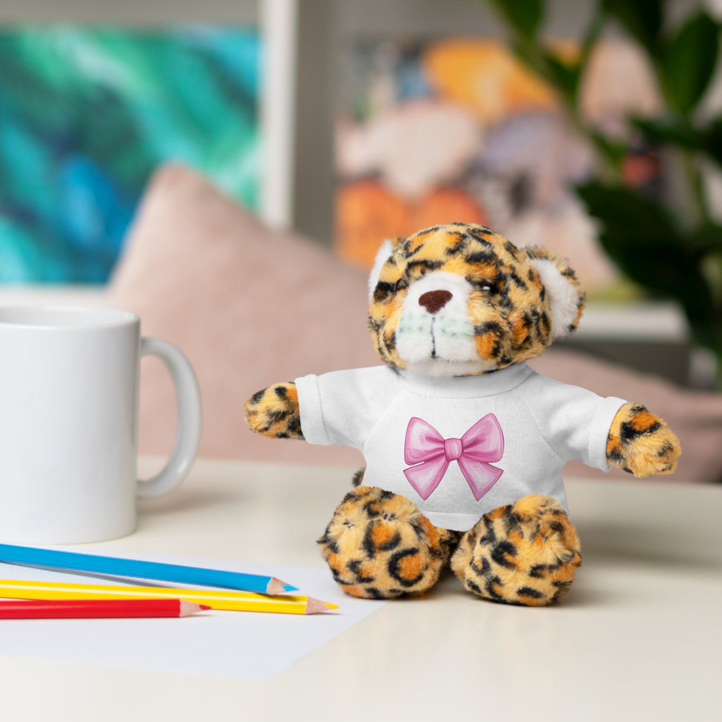 Stuffed Animals with Custom Tee Christmas Gift