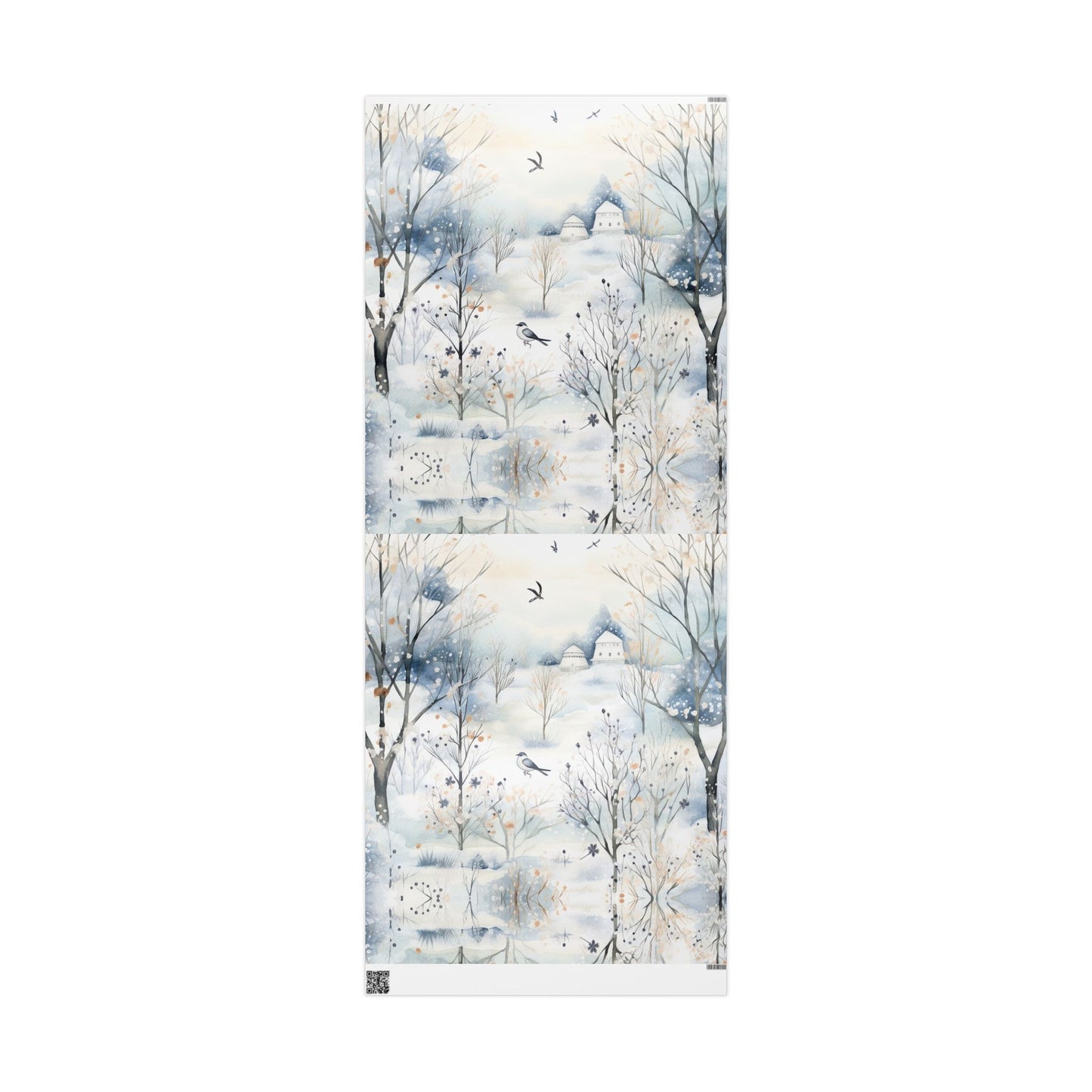 Elegant Floral Holiday Design Wrapping Paper
