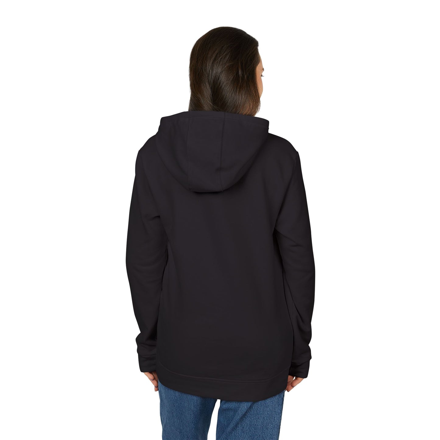 Fallen Solstice Detail Fleece Black Red Hoodie