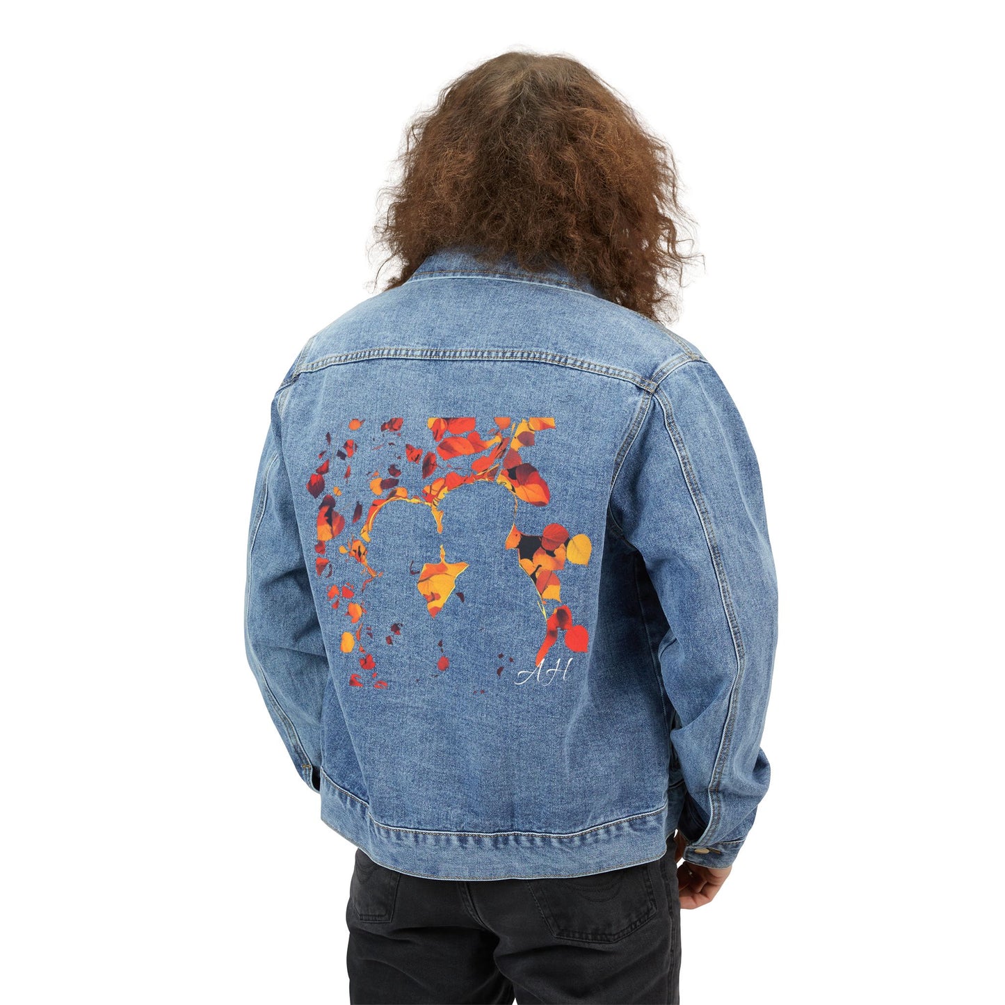 Ambushed Hearts Styled Men's Denim Jacket