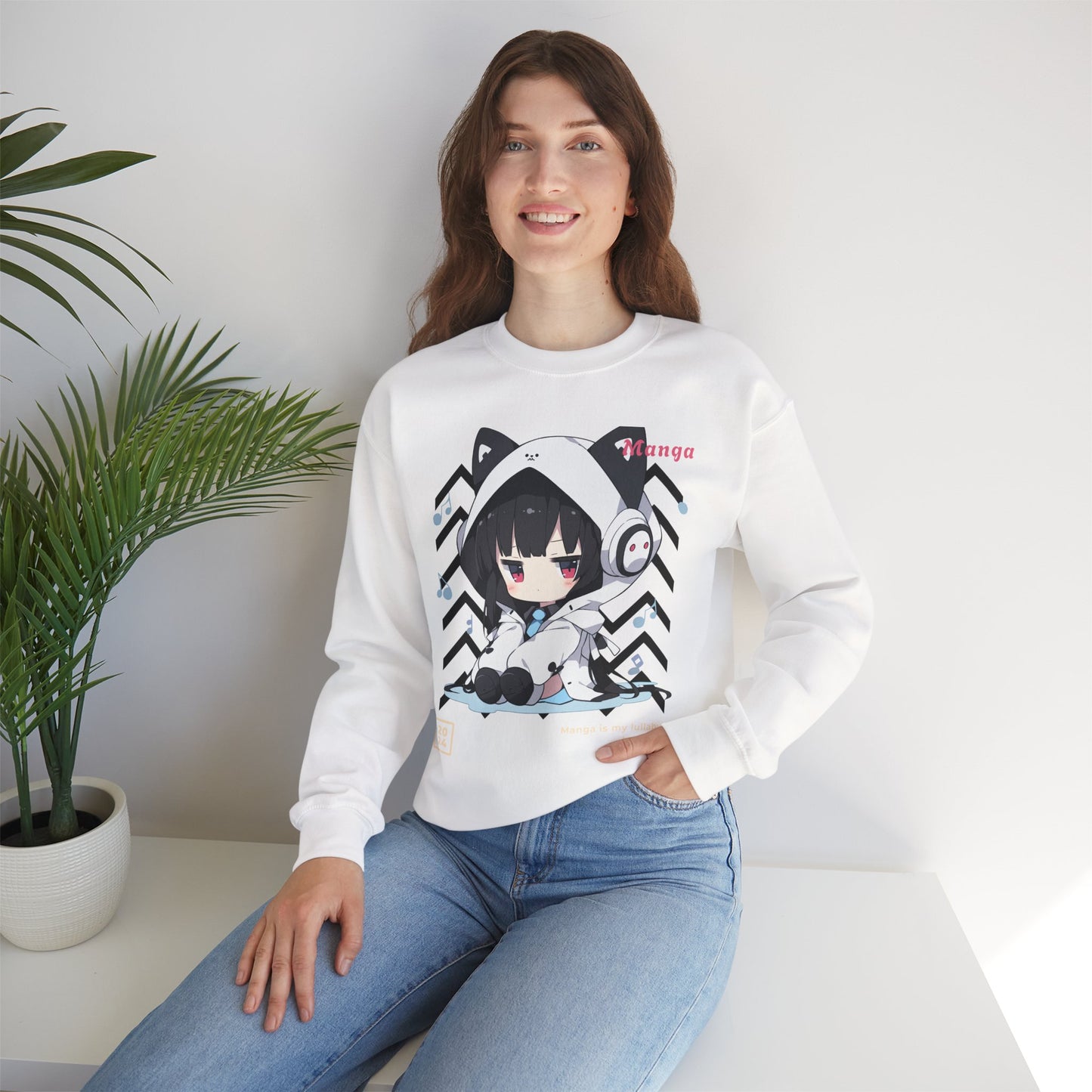 Chibi Manga Anime Style Sweatshirt