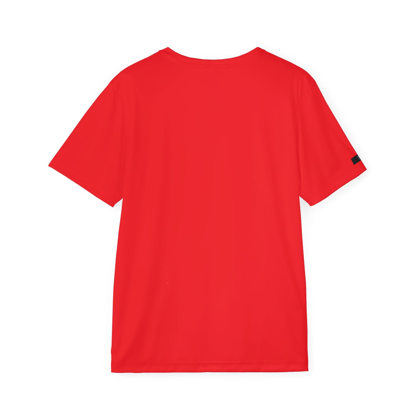 Red Comfortable Men's Sports Athletic Tee