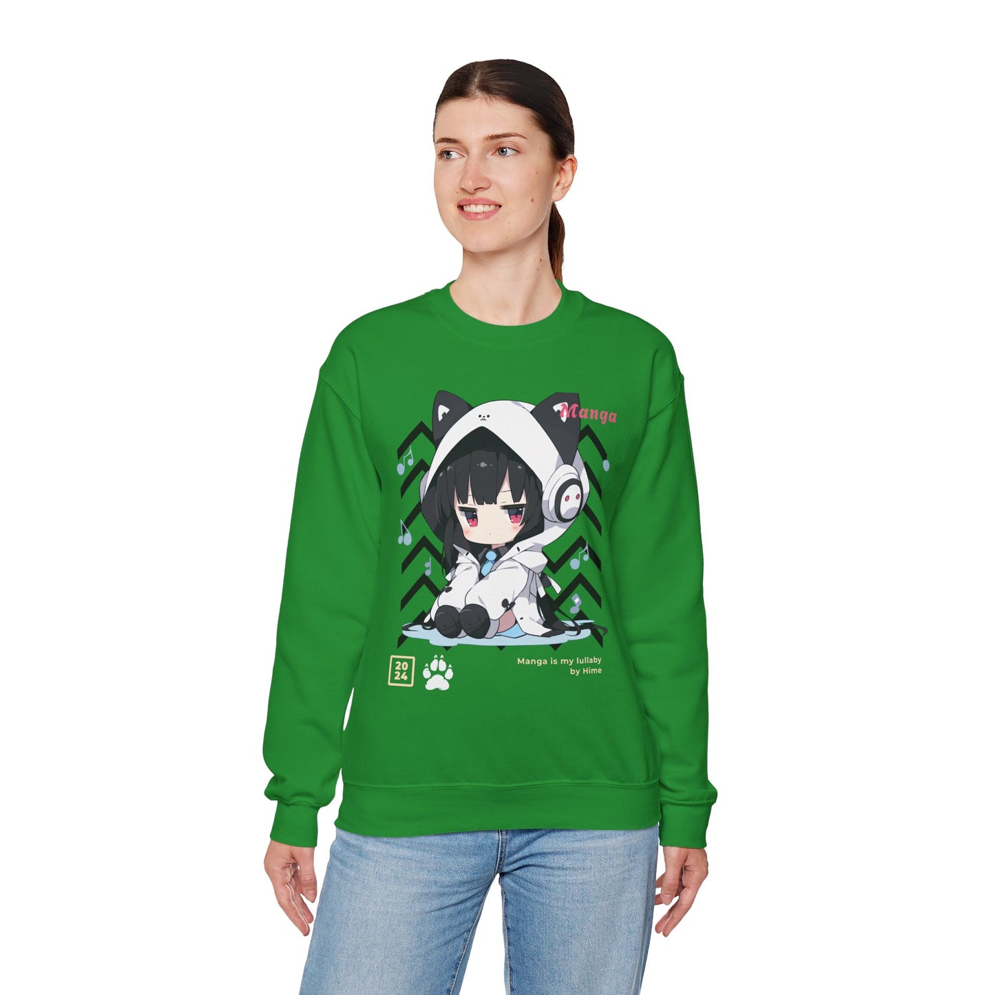Chibi Manga Anime Style Sweatshirt