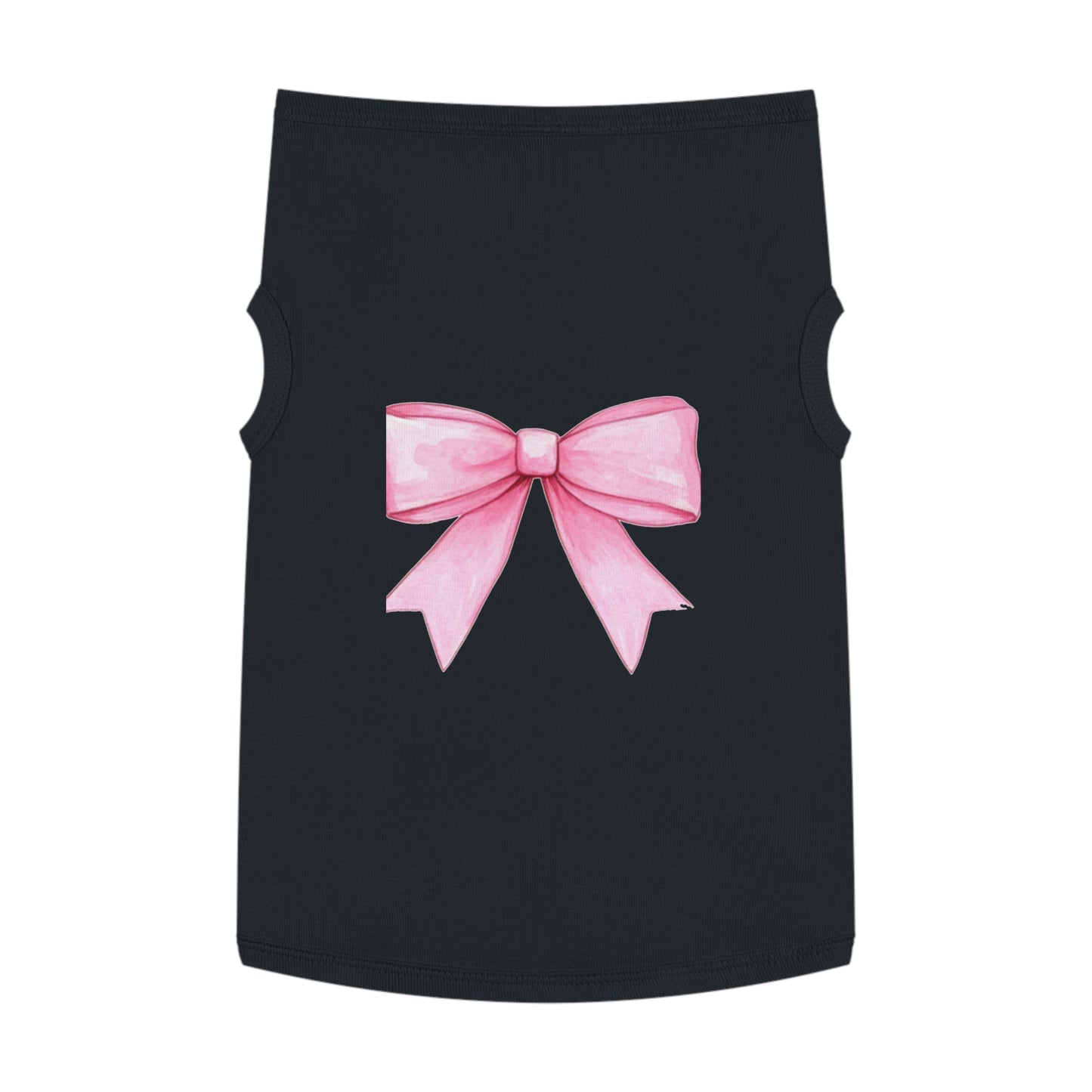 Oversize Pink Bow HD Pet Tank Top