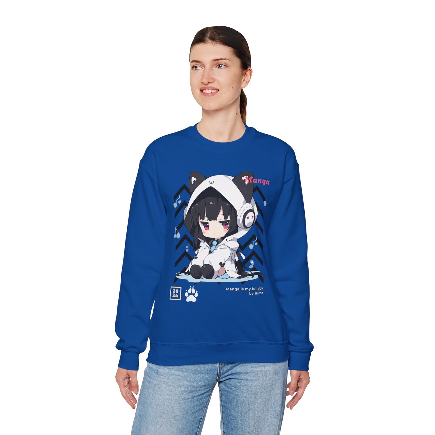 Chibi Manga Anime Style Sweatshirt