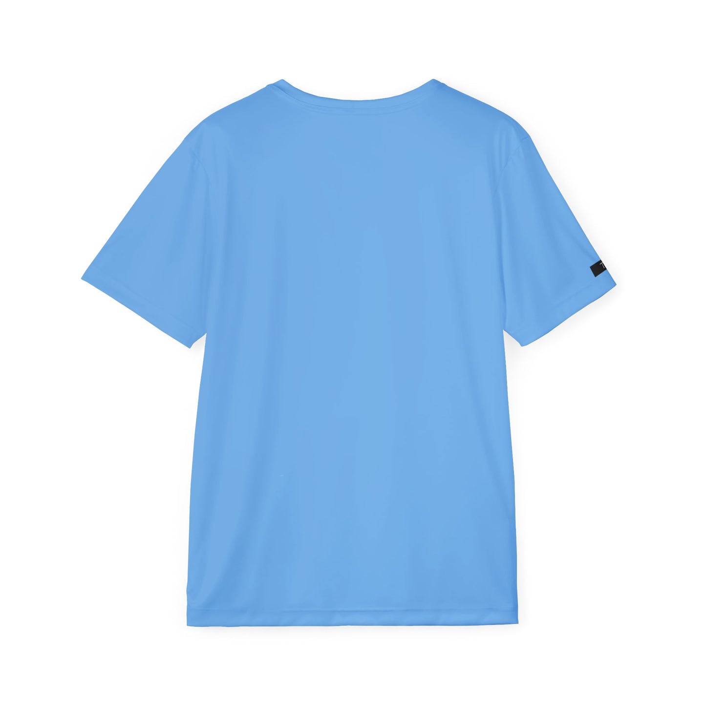 Blue Comfortable Men's Sports Athletic Tee