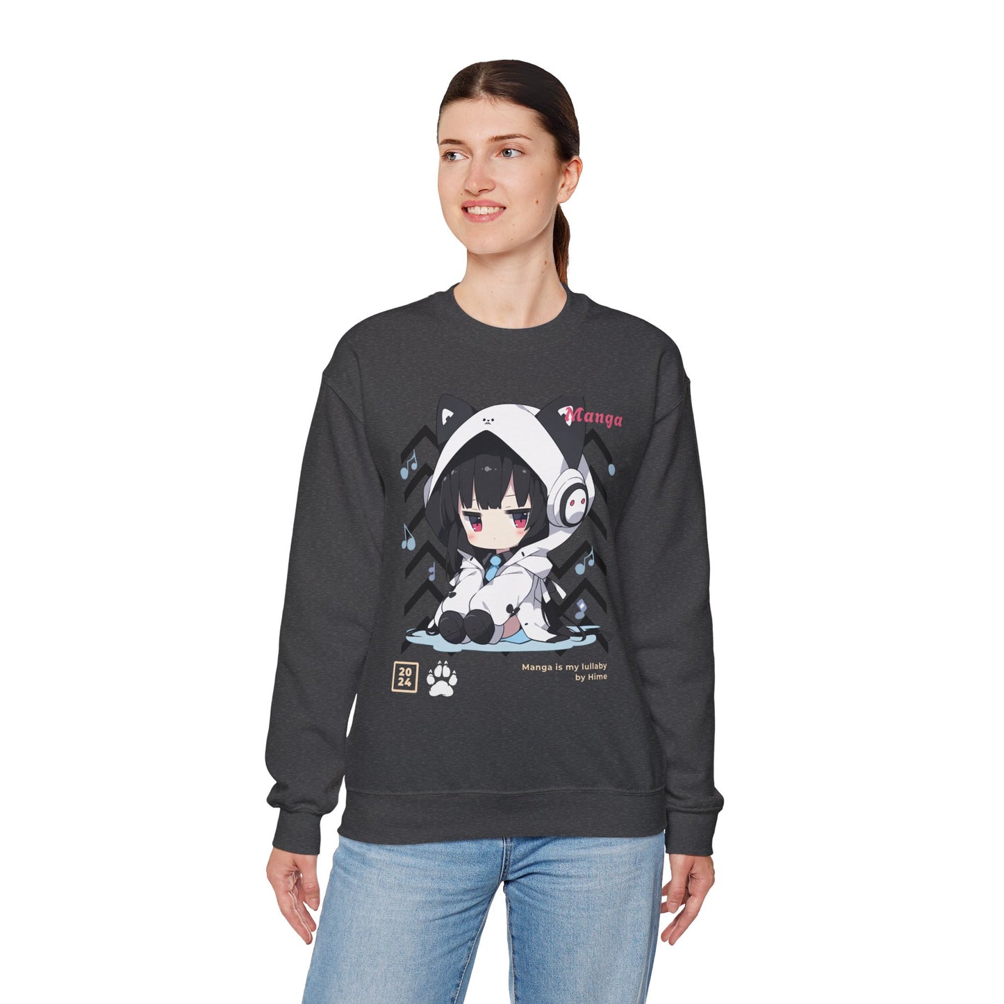 Chibi Manga Anime Style Sweatshirt