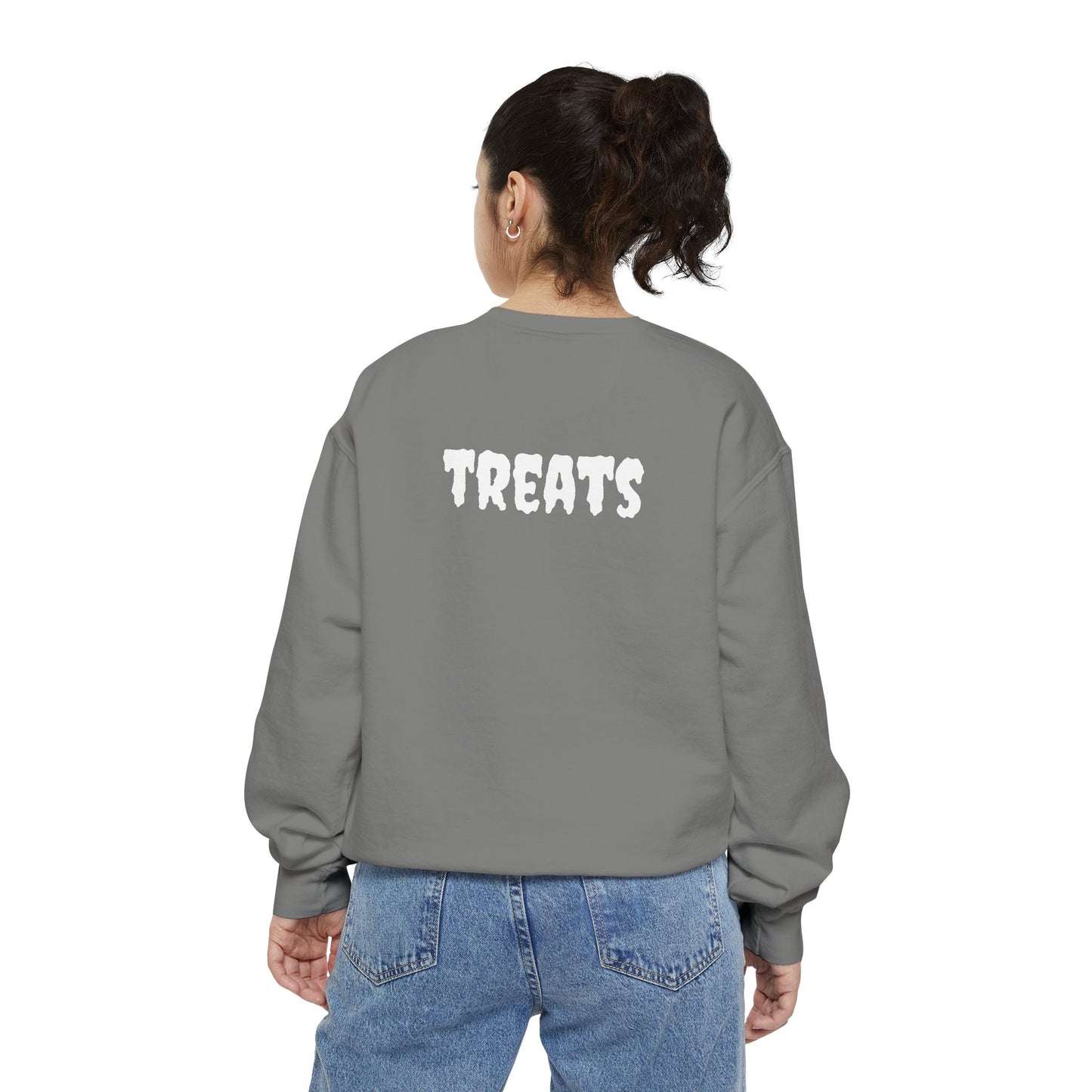 Happy Halloween Treats HDS2 Unisex Sweater - Grey