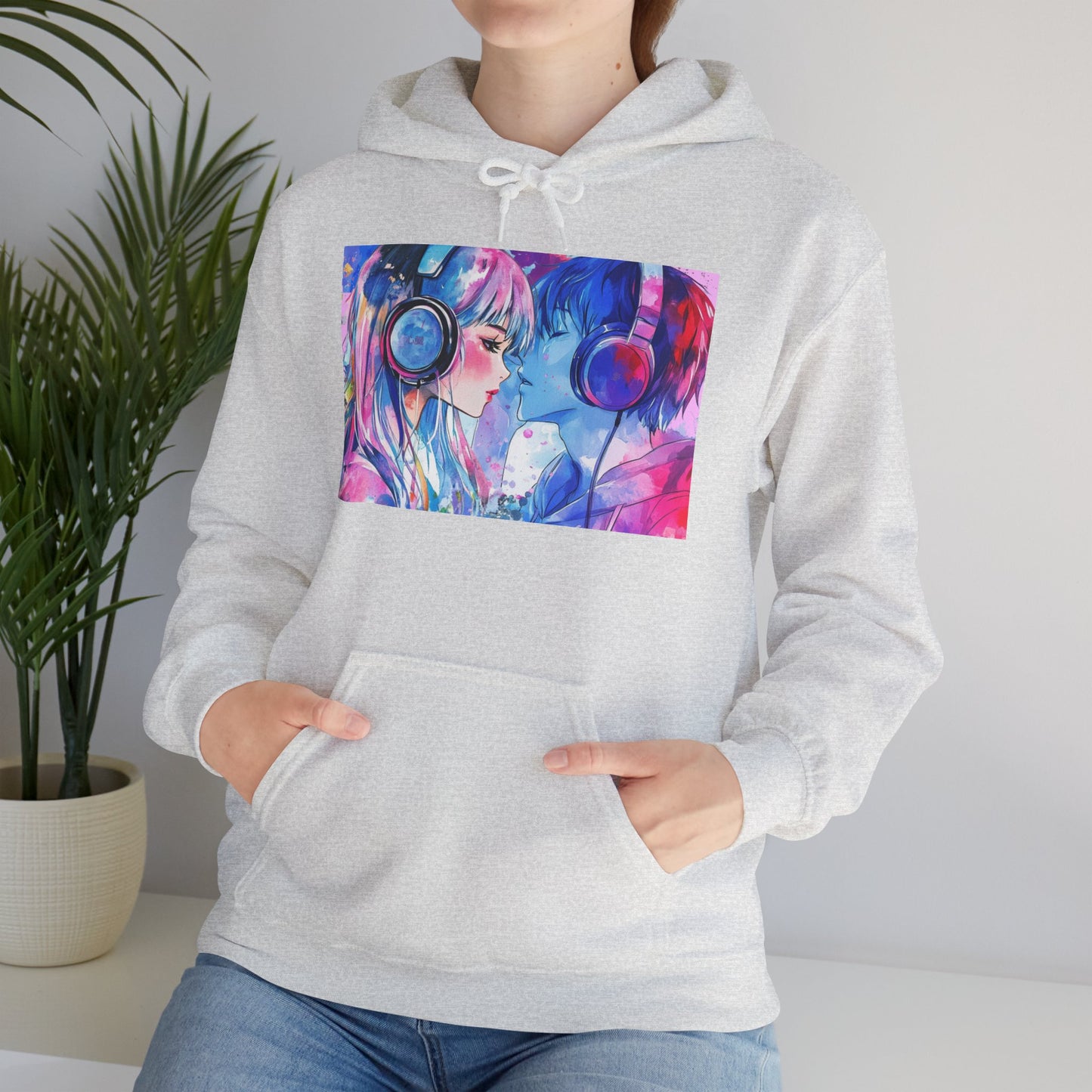Chaos Love by Hime- Scripted Hooded Sweatshirt