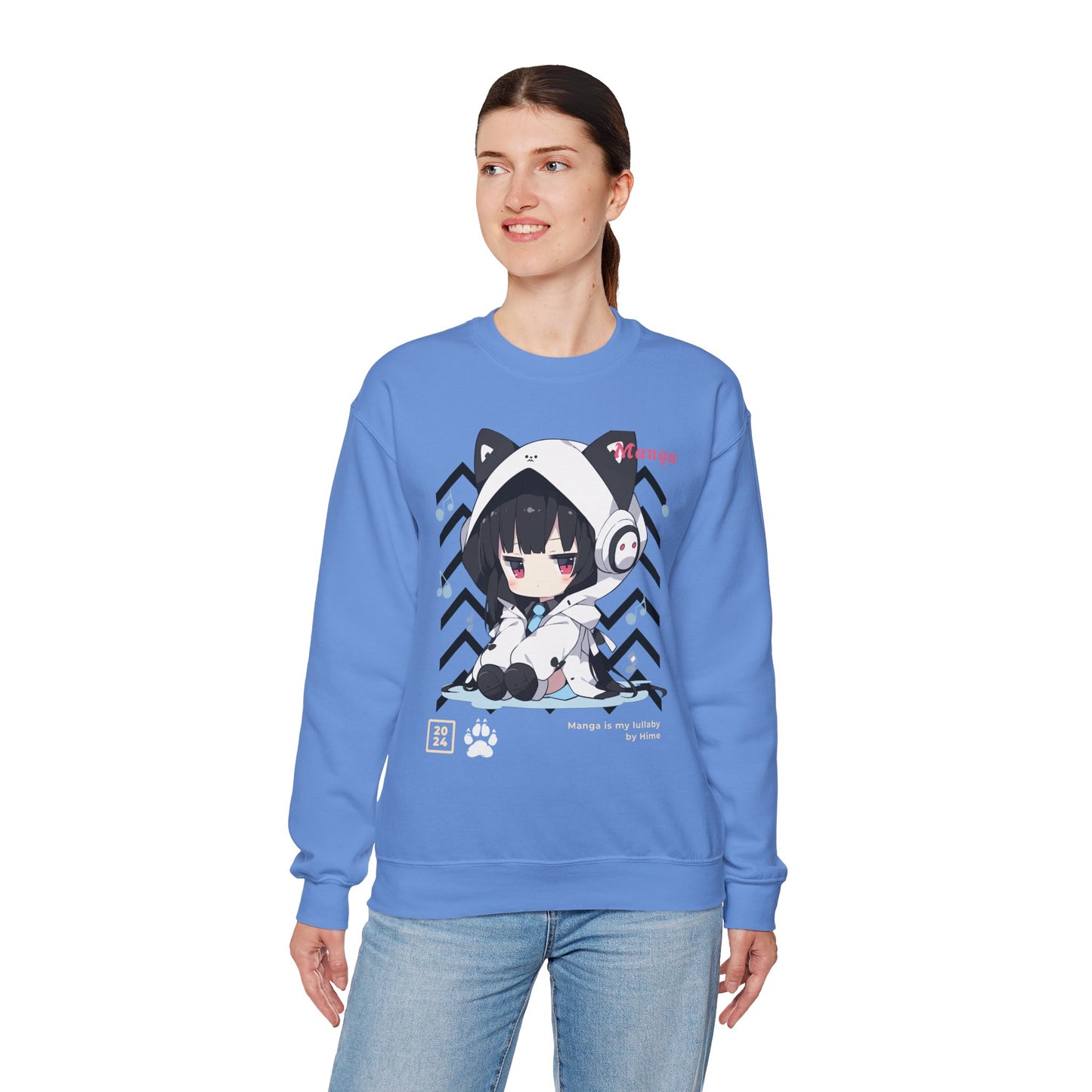 Chibi Manga Anime Style Sweatshirt