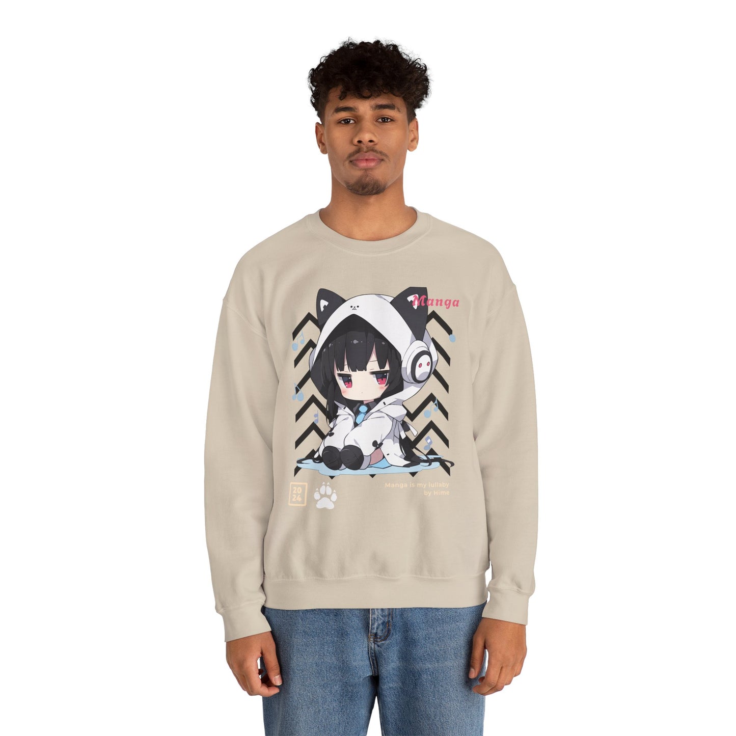 Chibi Manga Anime Styled Sweatshirt