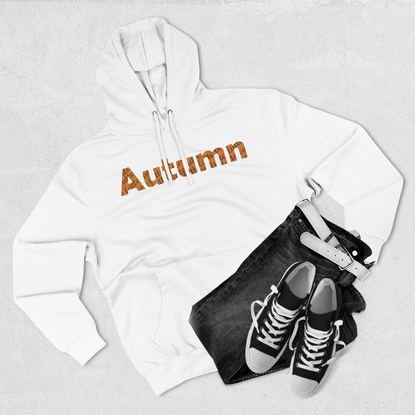 Autumn Latte HD Three-Panel Fleece Hoodie