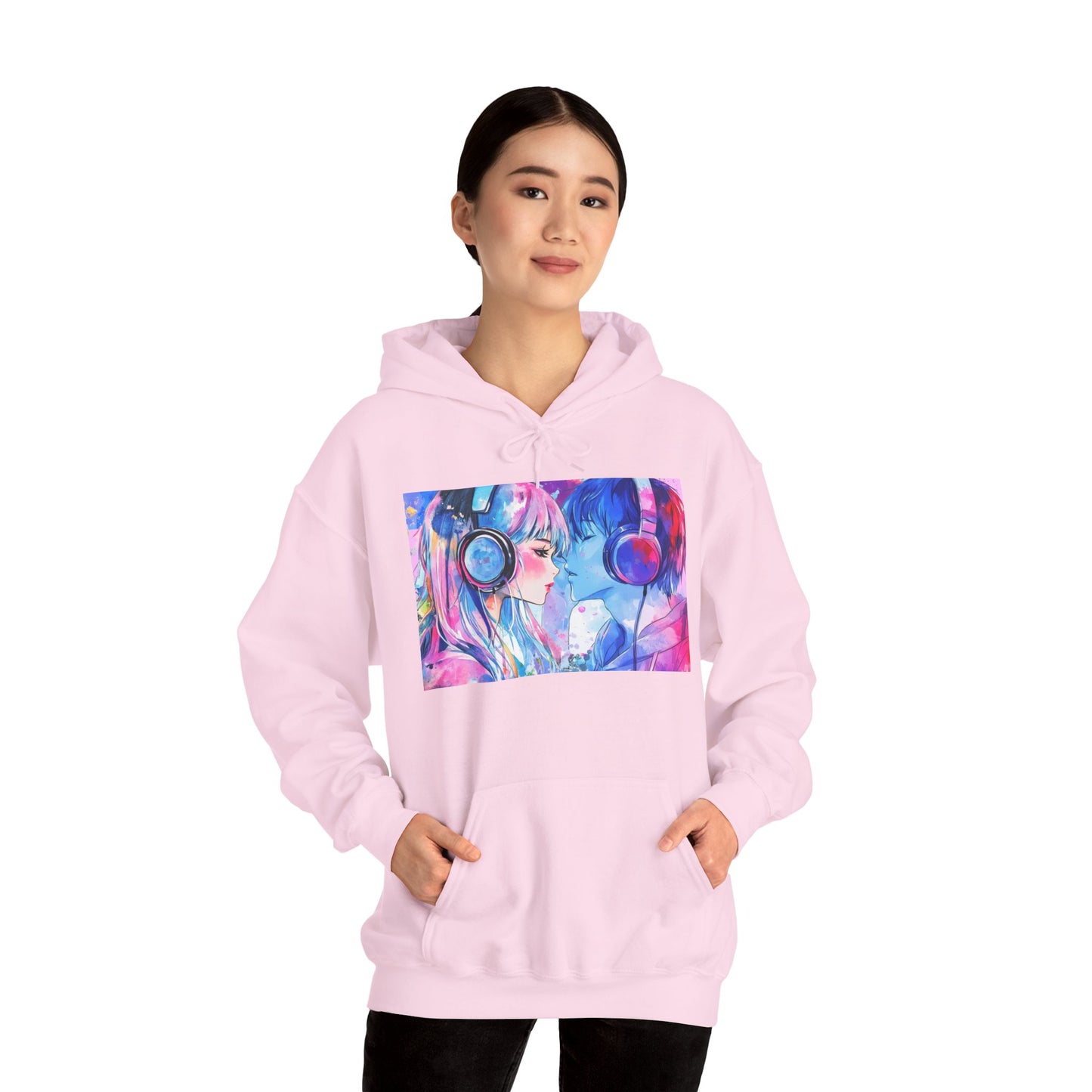 Chaos Love by Hime- Scripted Hooded Sweatshirt