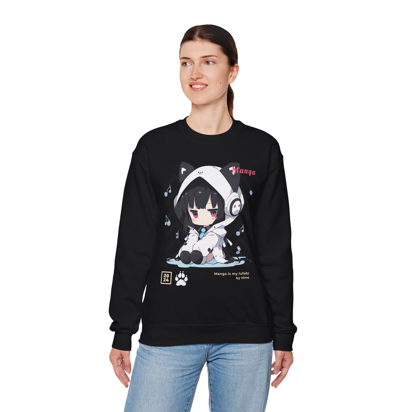 Chibi Manga Anime Style Sweatshirt