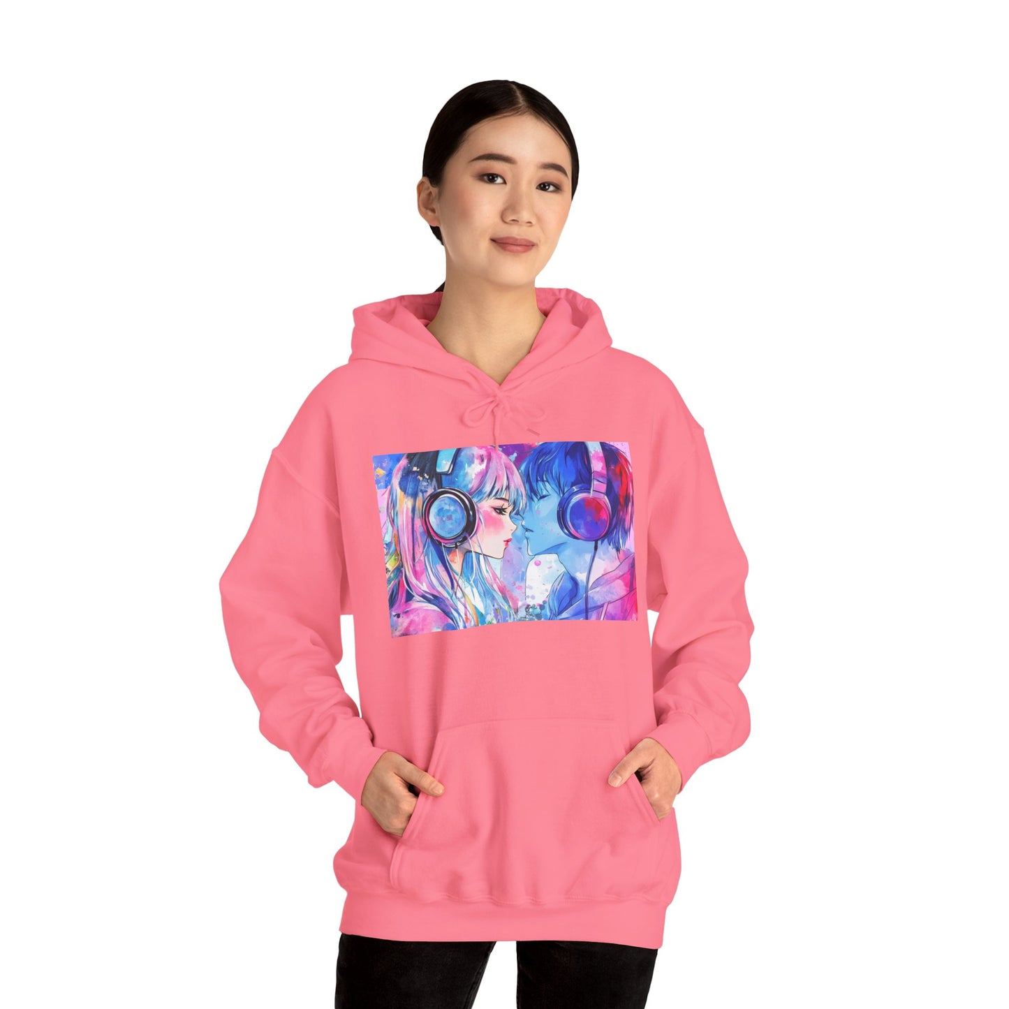 Chaos Love by Hime- Scripted Hooded Sweatshirt