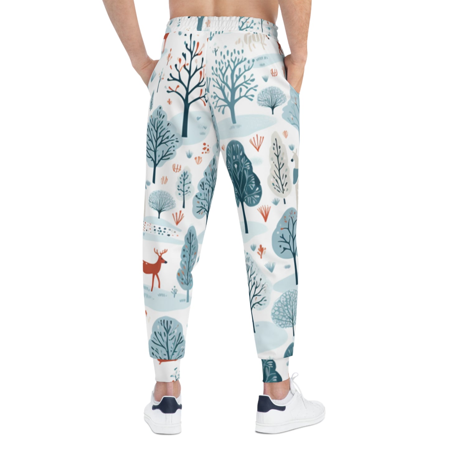 Winter Woods Men Athletic Joggers