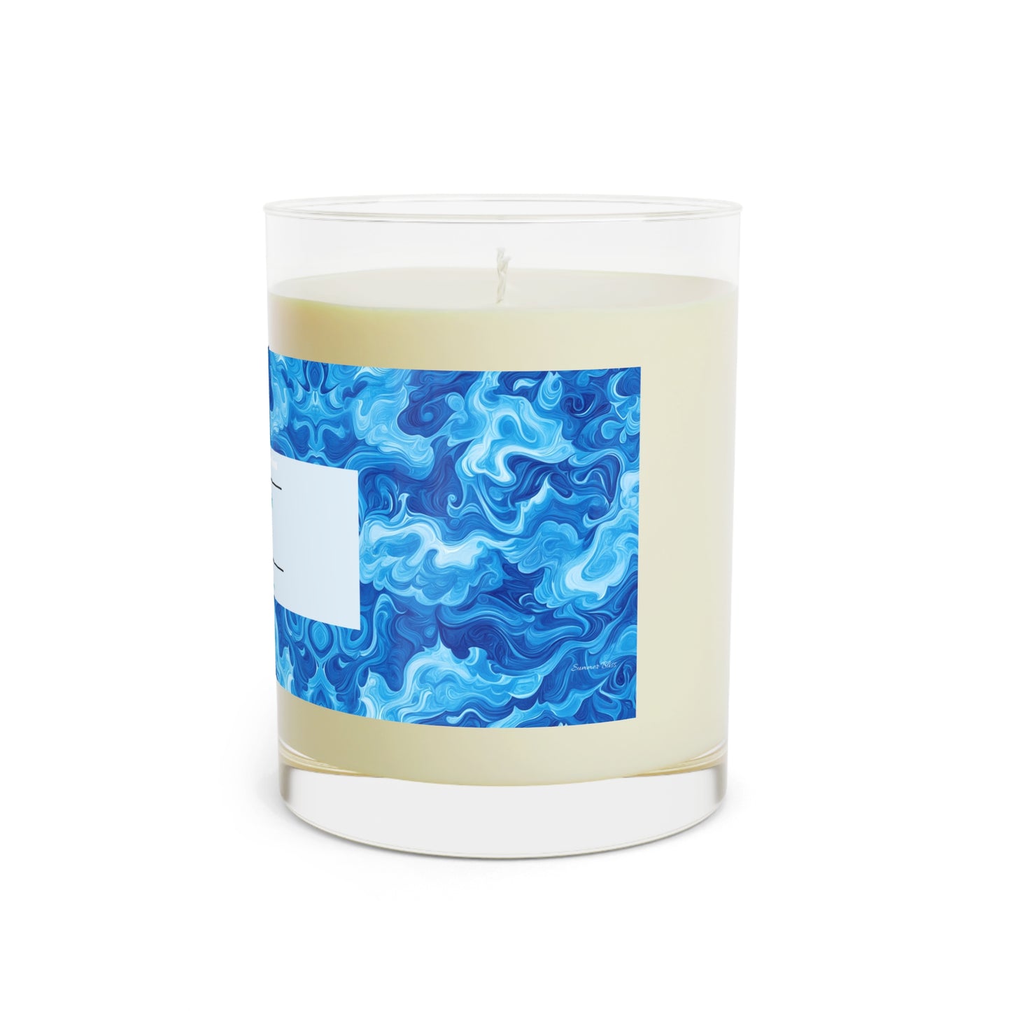 Ocean Mist & Moss Scented Candle - Full Glass, 11oz | Aromatherapy for Relaxation & Home Decor