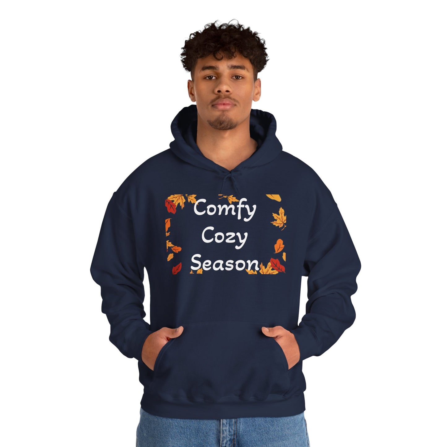 Comfy Cozy Season Men's Hooded Sweatshirt