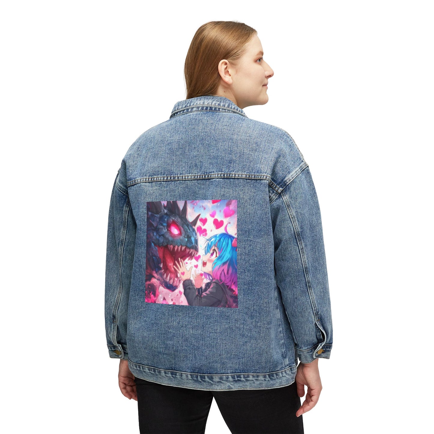 Monster Anime THC Women's Denim Jacket