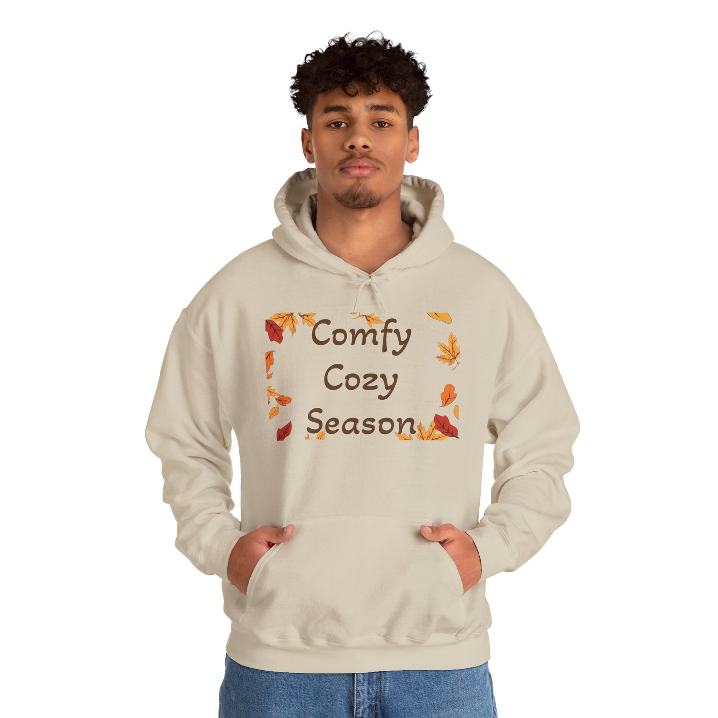 Comfy Cozy Season Men's Hooded Sweatshirt