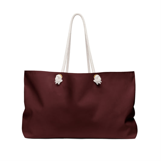 TheHimeCollection Maroon Weekender Bag