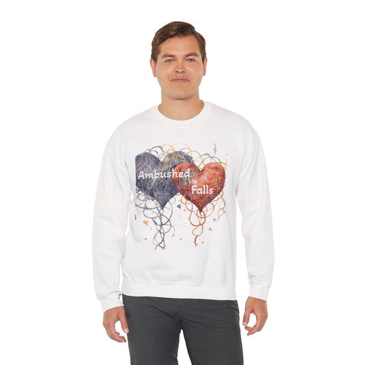 Fall Ambushed Heart Men's Sweatshirt
