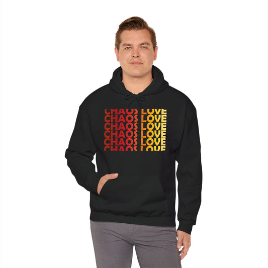 Chaos Love by Hime Red Hooded Sweatshirt