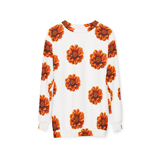 Fall Floral HD Graphic Sweatshirt