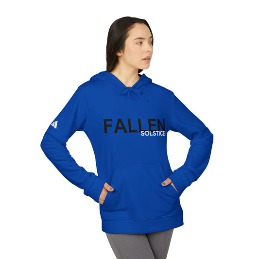 Fallen Solstice Detail Fleece Blue Hoodie