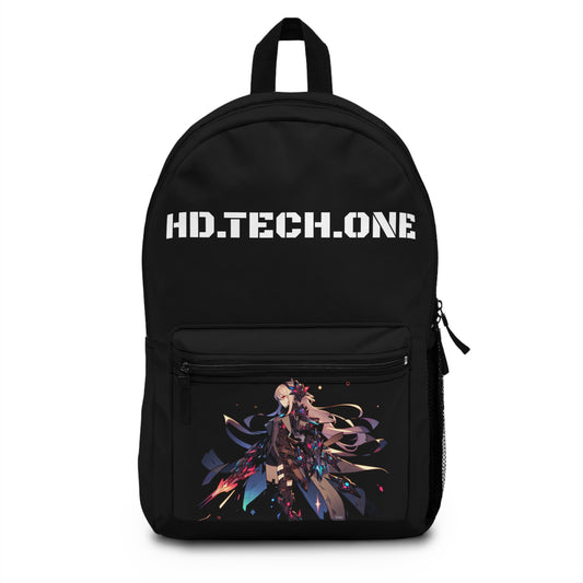 Stylish Anime Backpack with HD.TECH.ONE Logo