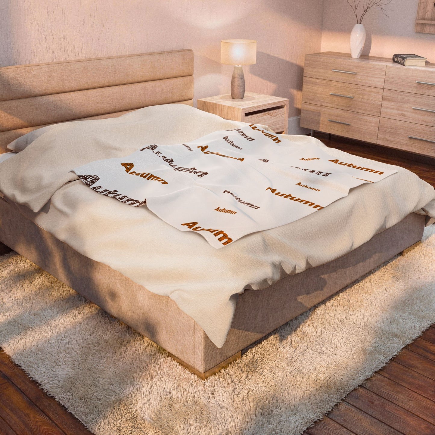 Autumn Velveteen Plush Blanket
